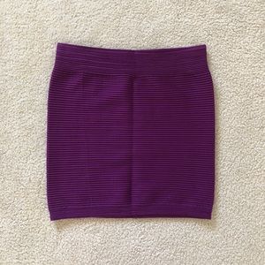 Guess Ribbed Bodycon Mini Skirt